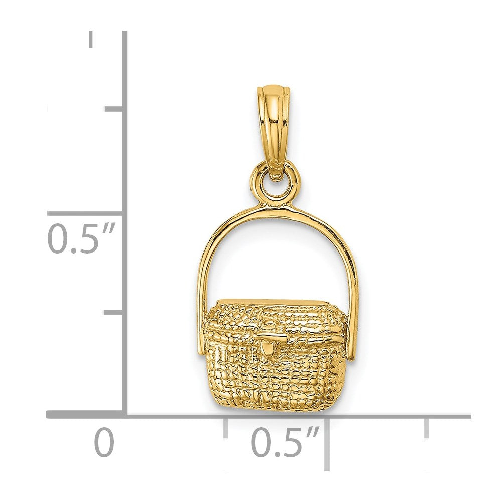 Charlie & Co Jewelry | 14k 2-d Nantucket Basket Charm - Model K7966