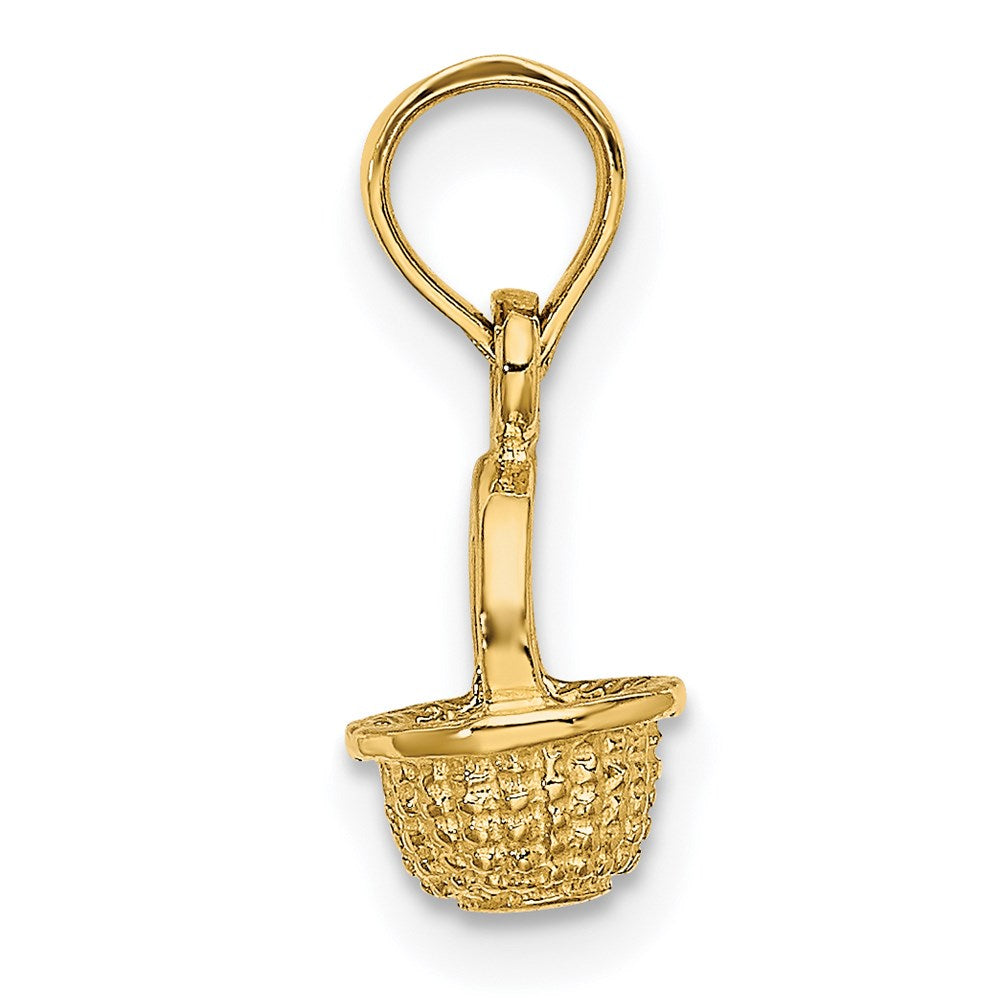 Charlie & Co Jewelry | 14k 3-d Mini Basket Charm - Model K7985