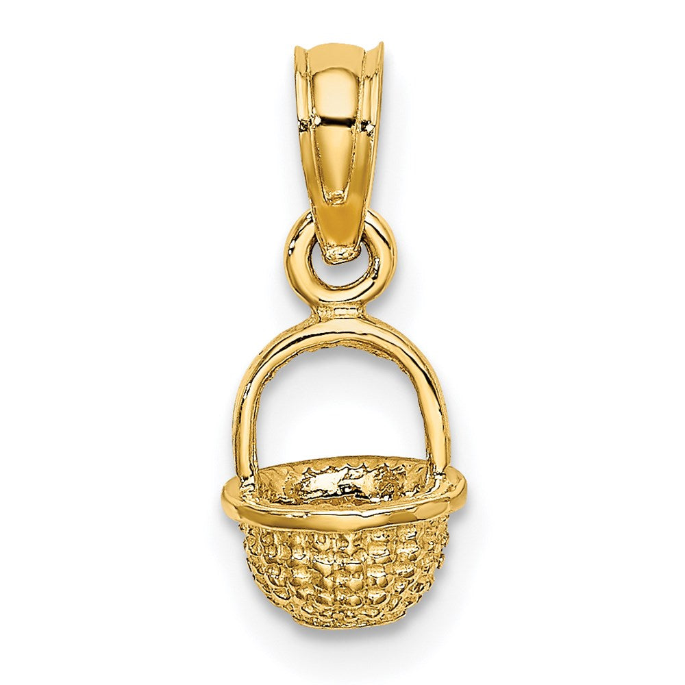 Charlie & Co Jewelry | 14k 3-d Mini Basket Charm - Model K7985
