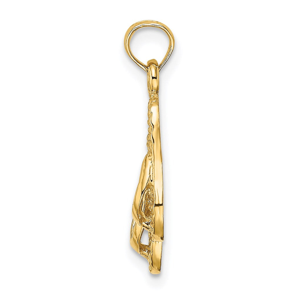 Charlie & Co Jewelry | 14k 3d Key West Double Flip Flop Charm - Model K8642