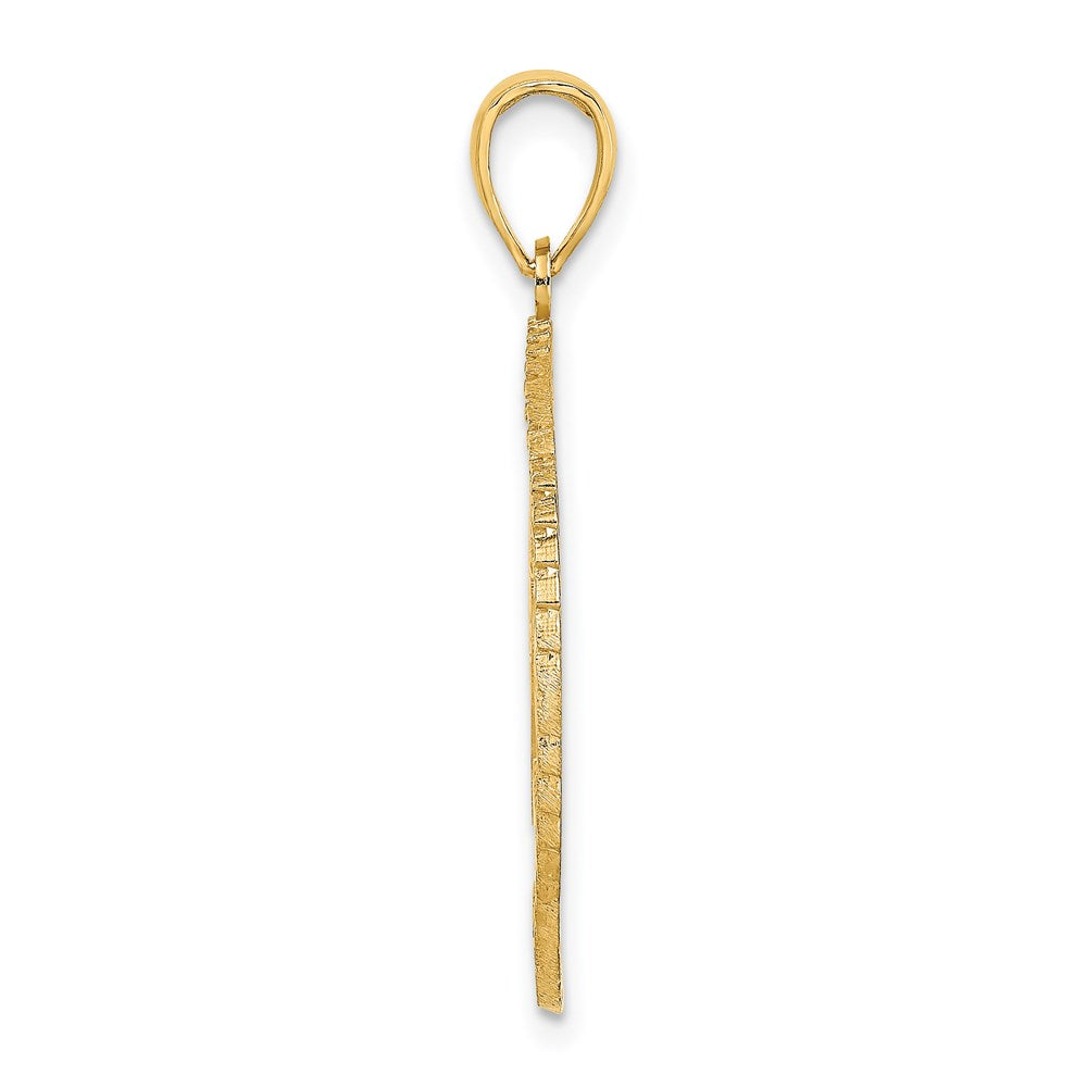 Charlie & Co Jewelry | 14k Bahamas Crest In Textured Frame Charm - Model K8660