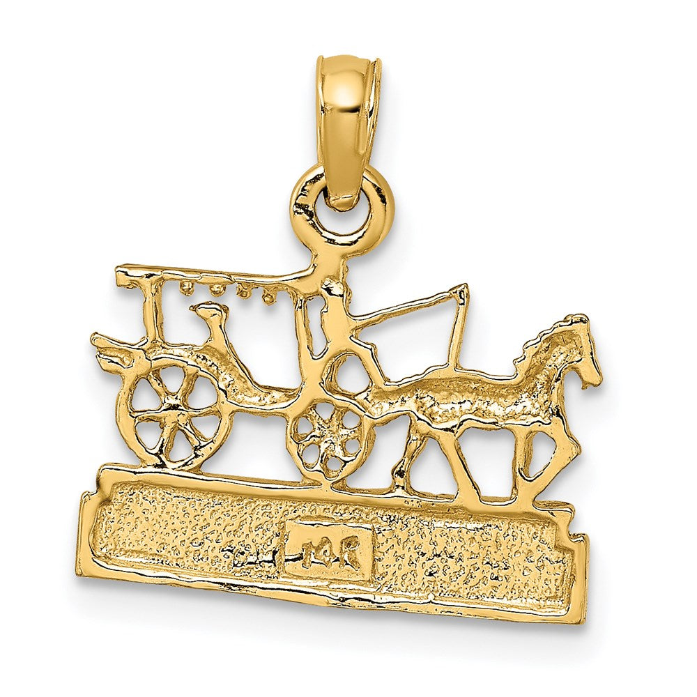 Charlie & Co Jewelry | 14k Charleston Horse And Cart Charm - Model K8699
