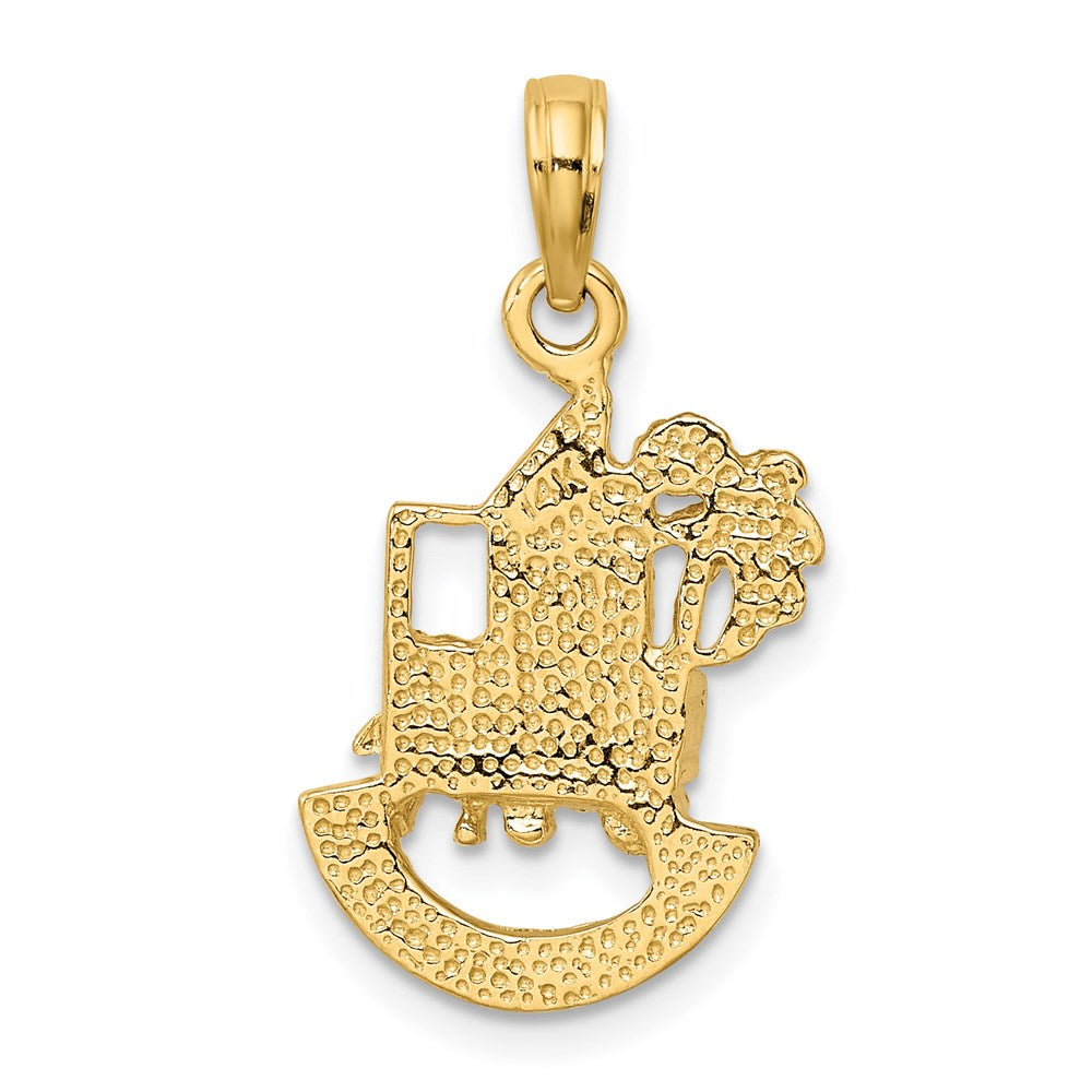 Charlie & Co Jewelry | 14k Charleston Scene W/ Horse, Cart, And House Charm - Model K8700