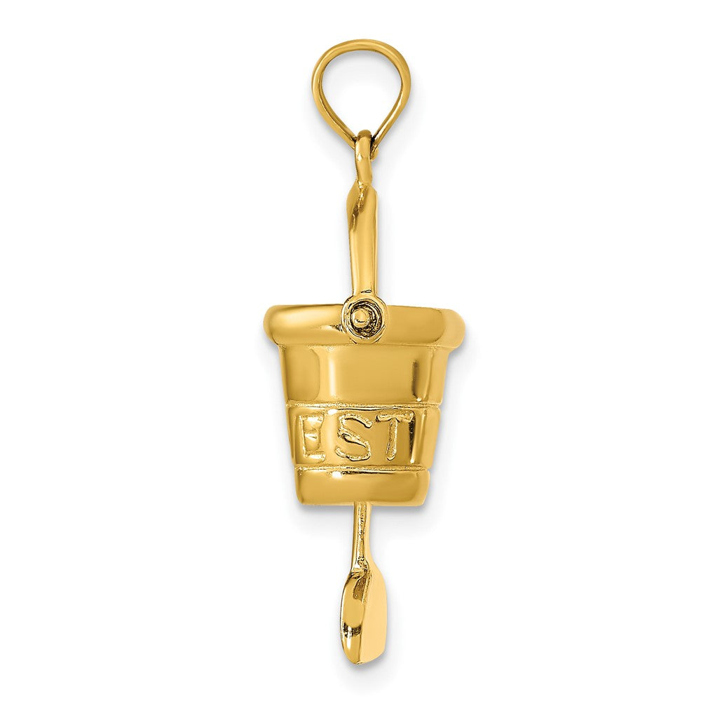 Charlie & Co Jewelry | 14k 3d Key West Pail And Shovel Pendant - Model K9772