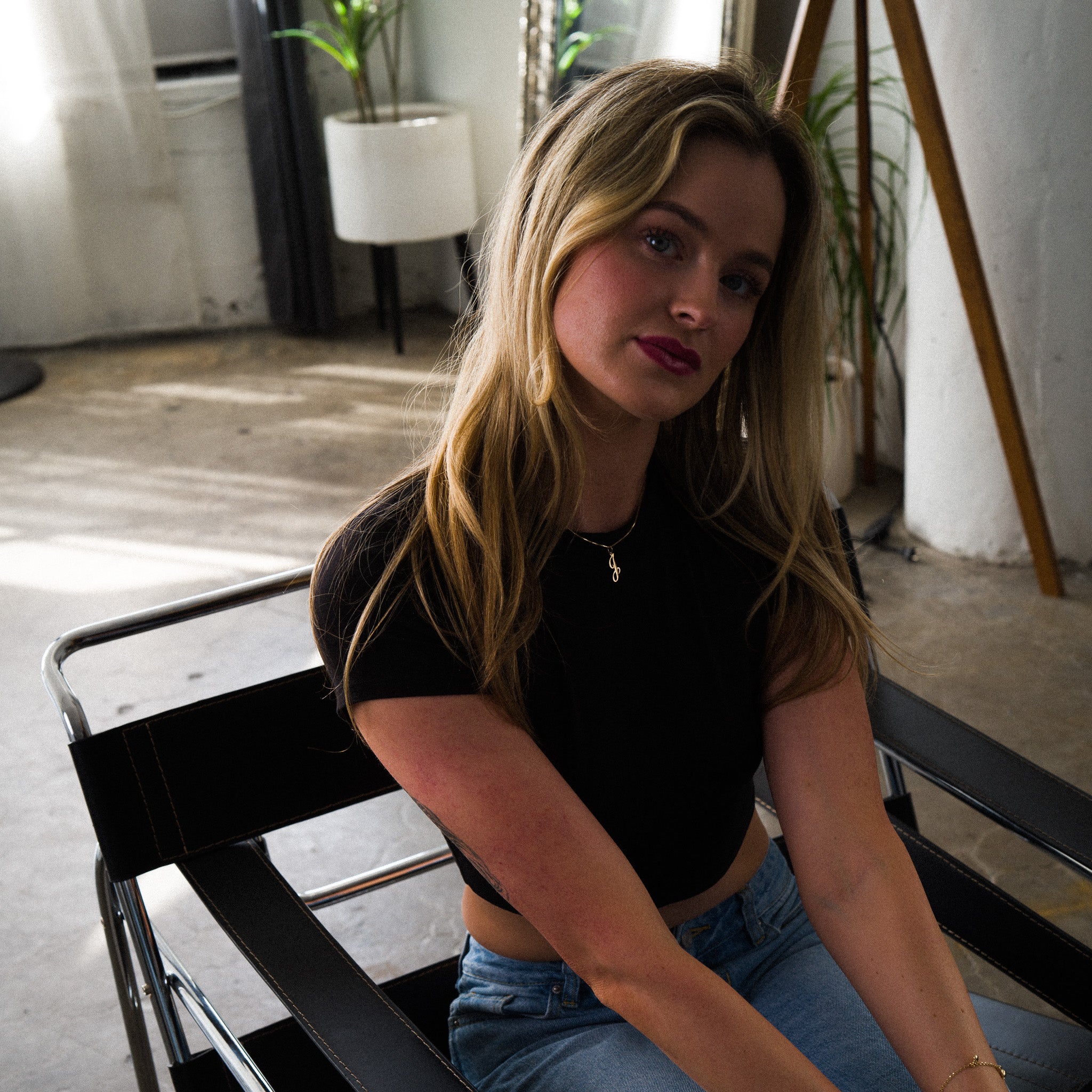 14K Gold Cursive Letter J Pendant | A-Z Pendants - Charlie & Co. Jewelry