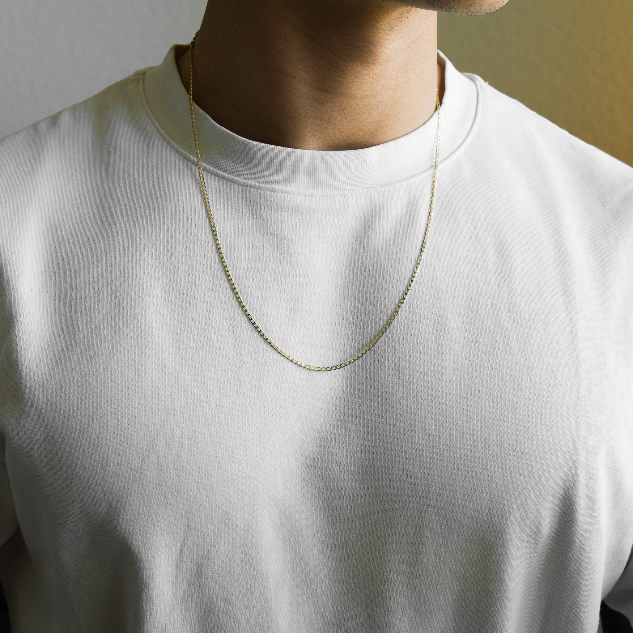 2mm Solid 14K Gold Figaro Link Chain - Model 0490 - Charlie & Co. Jewelry