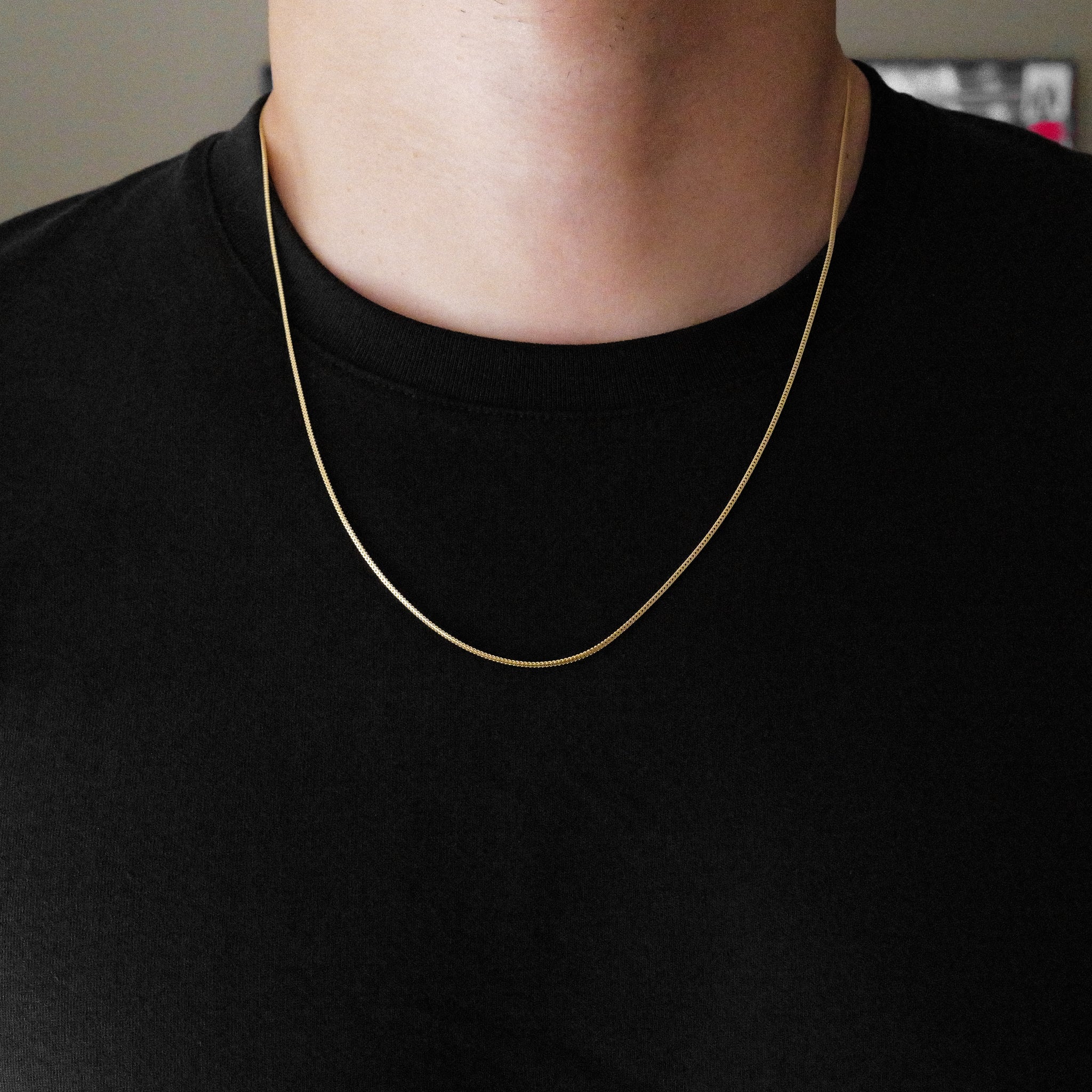 14k Gold 1.2mm Solid Flat Franco Chain - Model CH-0624