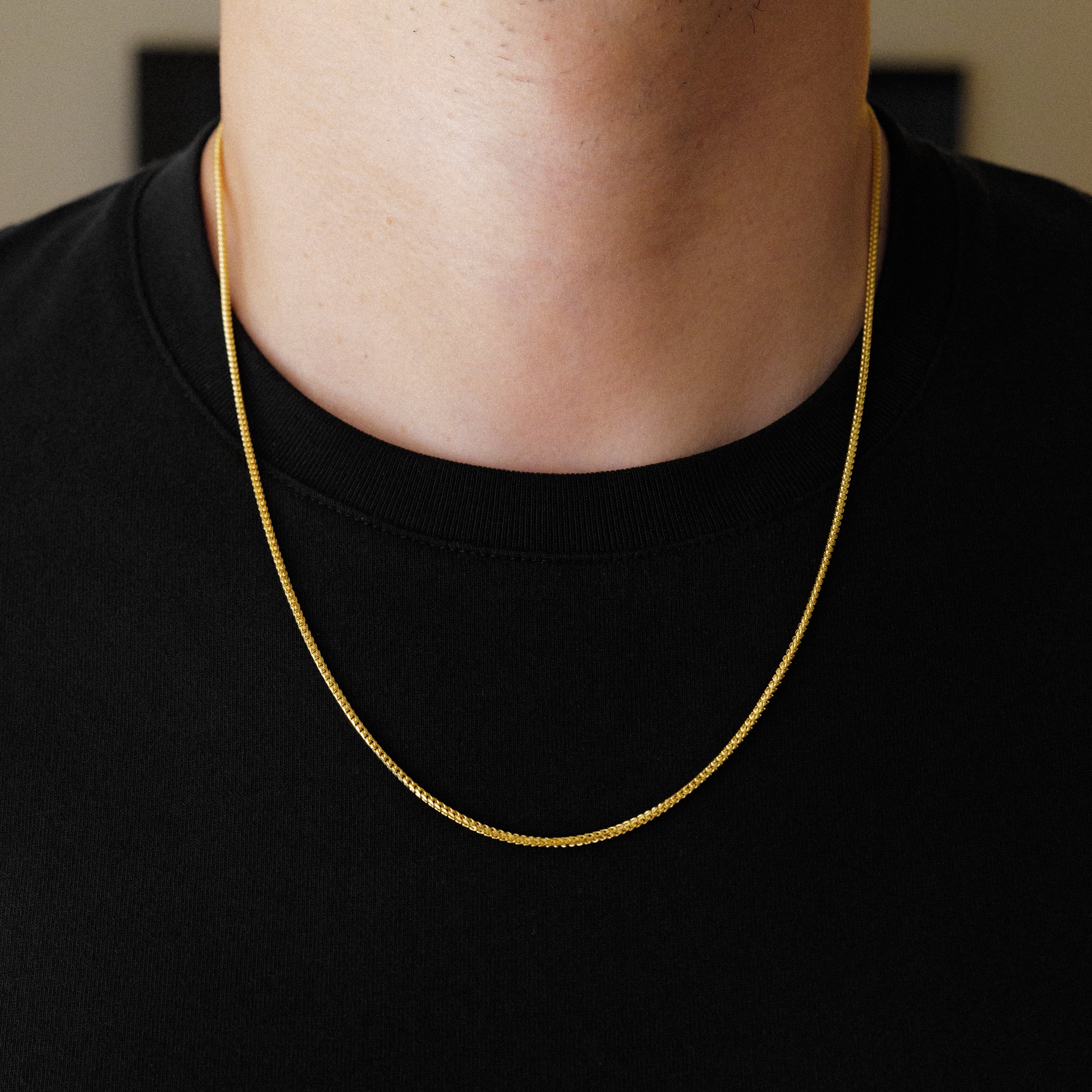 14k Gold 1.7mm Round Diamond-Cut Italian Franco Chain - Model CH-0623