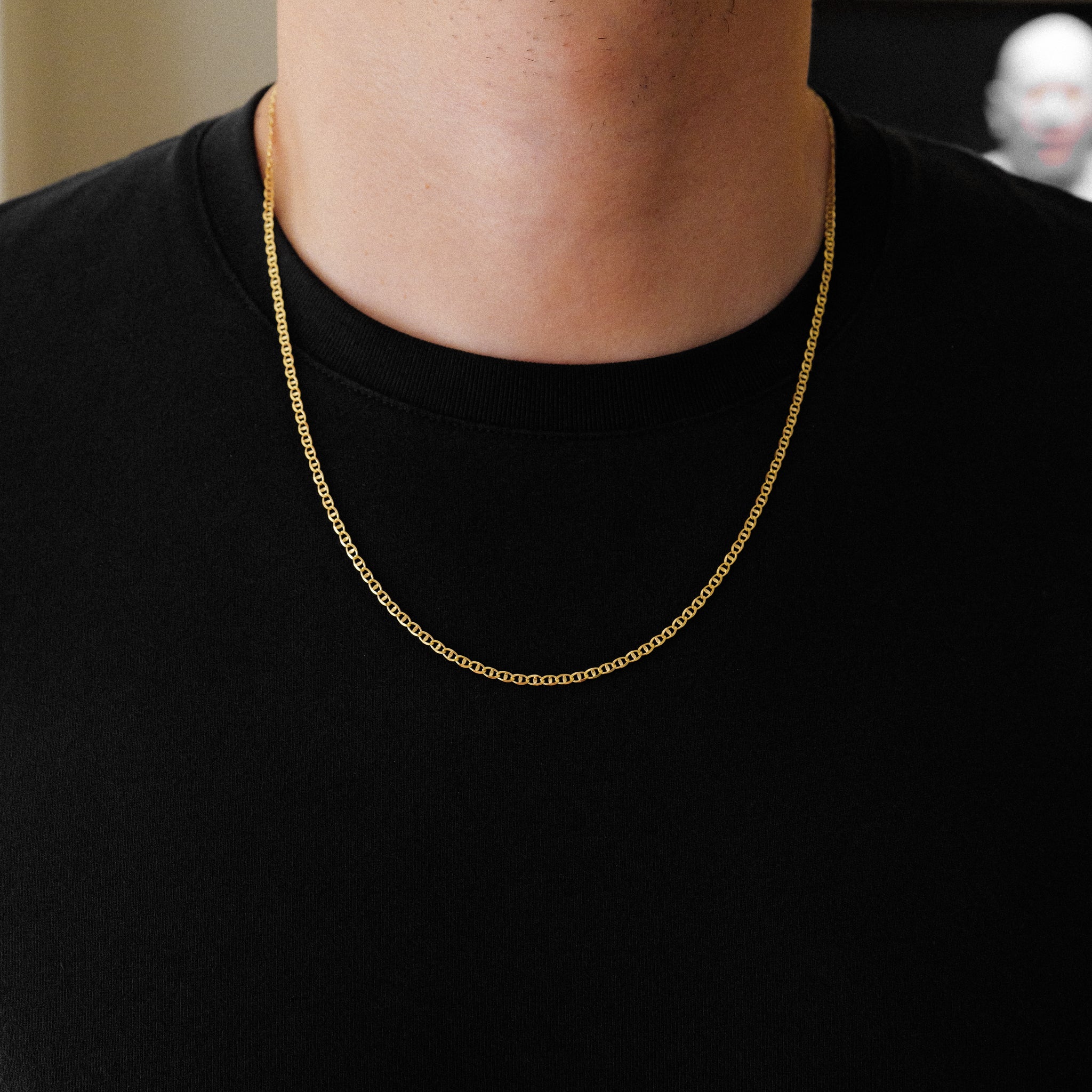 14k Gold 2.6mm Light Mariner Chain - Model CH-0637