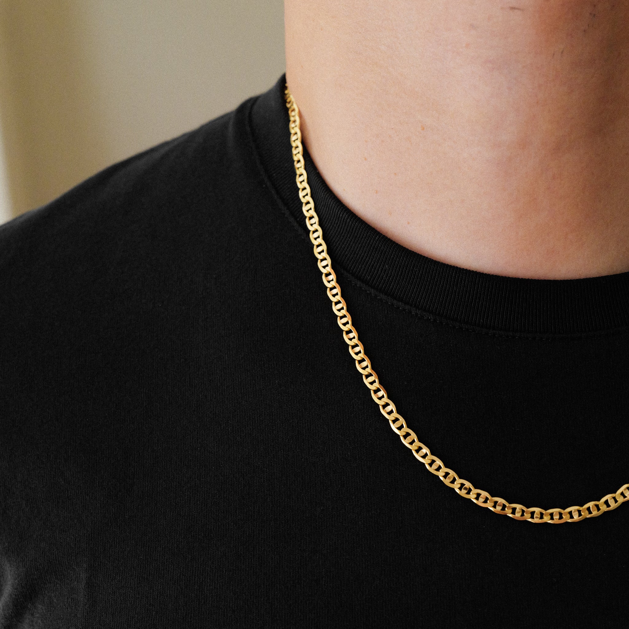 14k Gold 4.2mm Light Mariner Chain - Model CH-0634