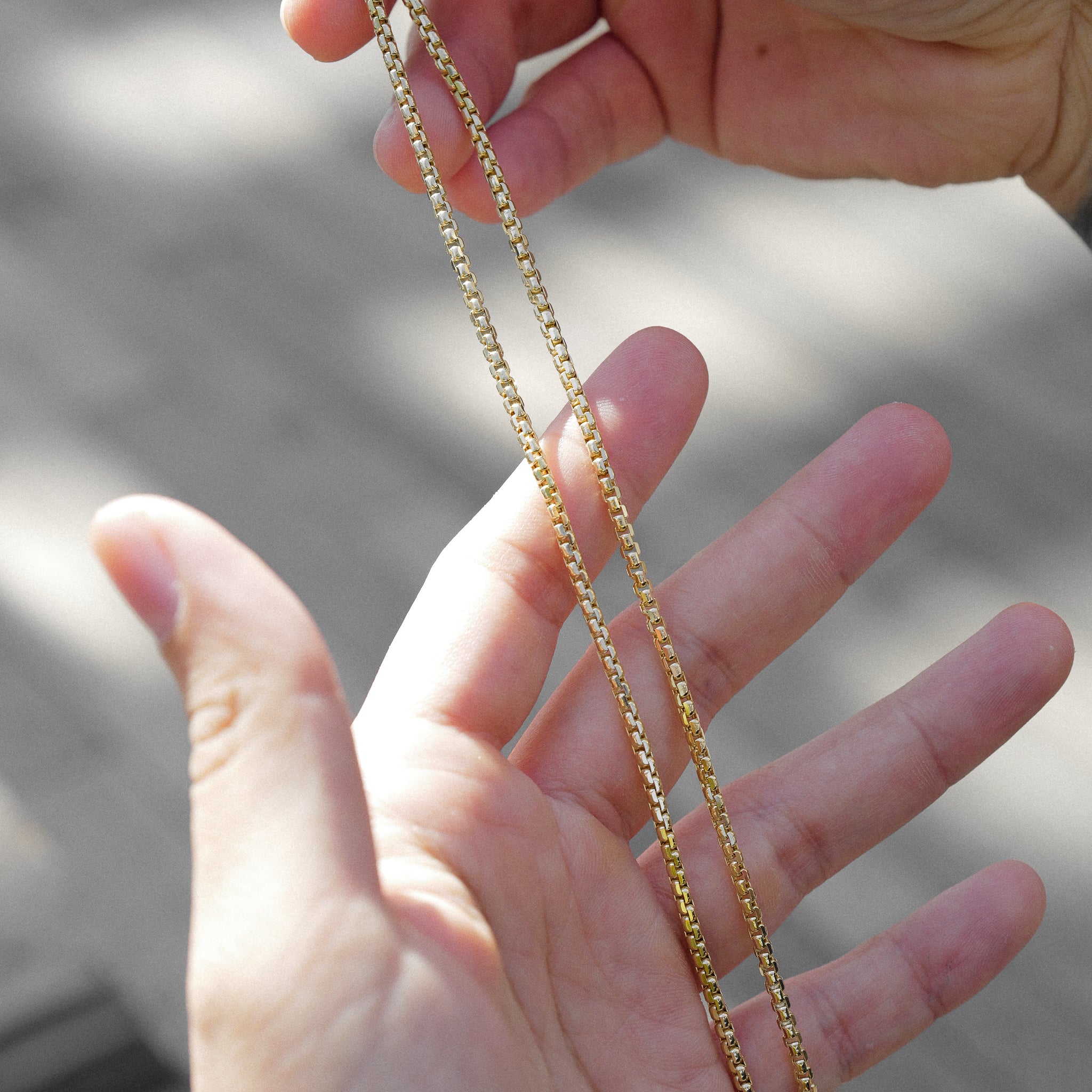 14k Gold 2.7mm Lightweight Round Box Chain - Model CH-0622