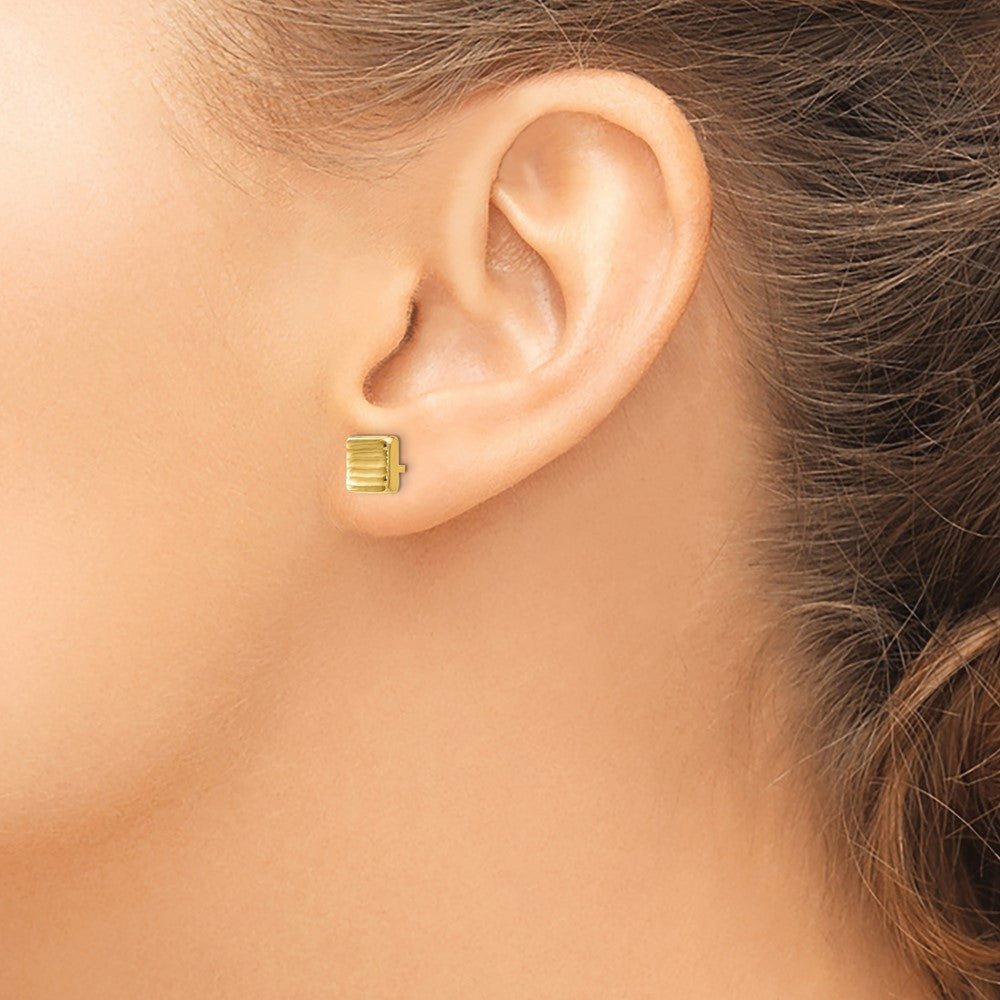 Gold Leslie's 14K Gold Post Earrings - Model LE1249 - Charlie & Co. Jewelry