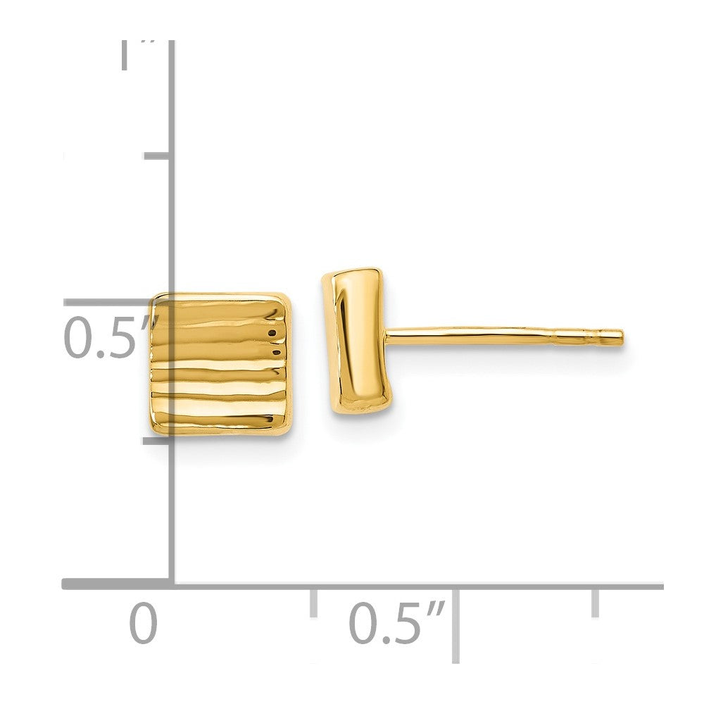 Gold Leslie's 14K Gold Post Earrings - Model LE1249 - Charlie & Co. Jewelry