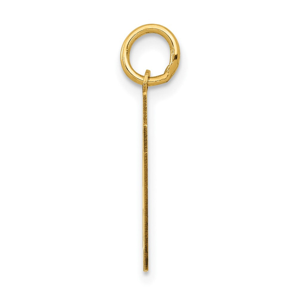 Charlie & Co Jewelry | 14k Small Polished Number 87 Charm - Model LS87