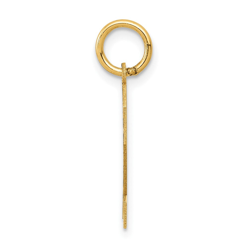Charlie & Co Jewelry | 14k Medium Satin Number 2 Charm - Model LSM02