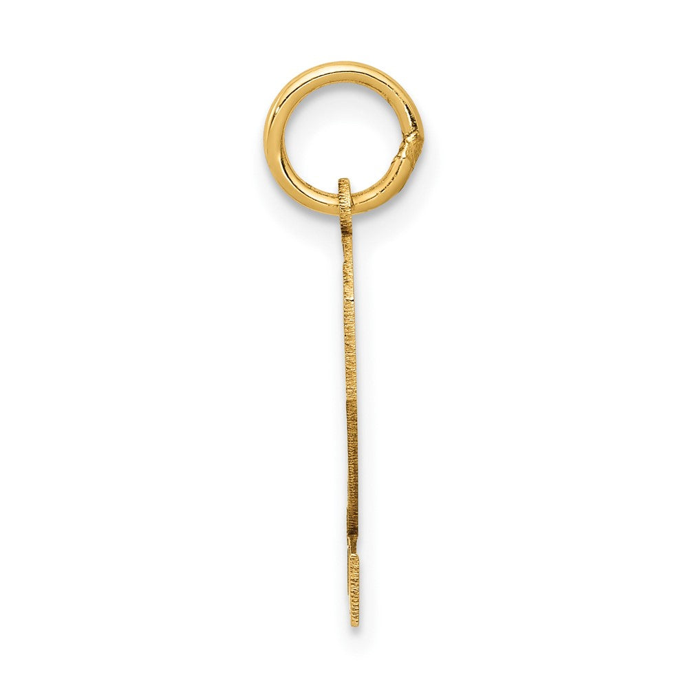 Charlie & Co Jewelry | 14k Small Satin Number 2 Charm - Model LSS02