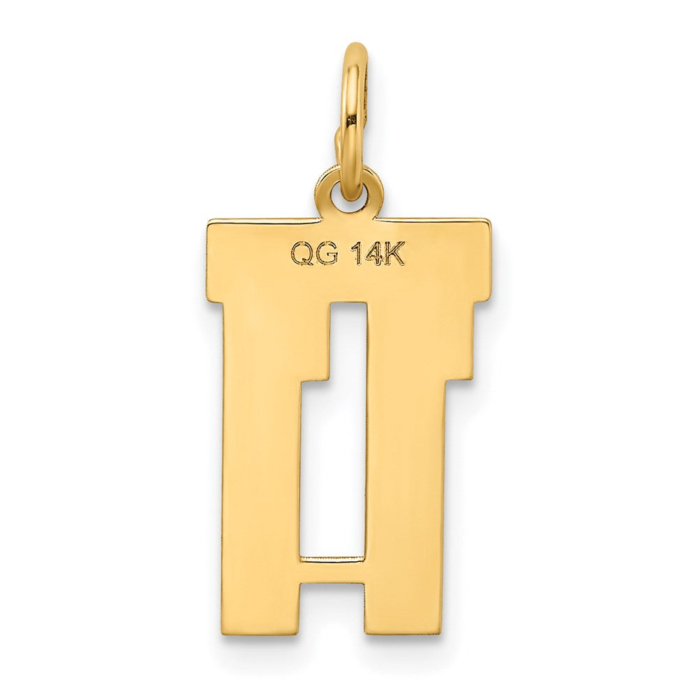Charlie & Co Jewelry | 14k Small Satin Number 11 Charm - Model LSS11