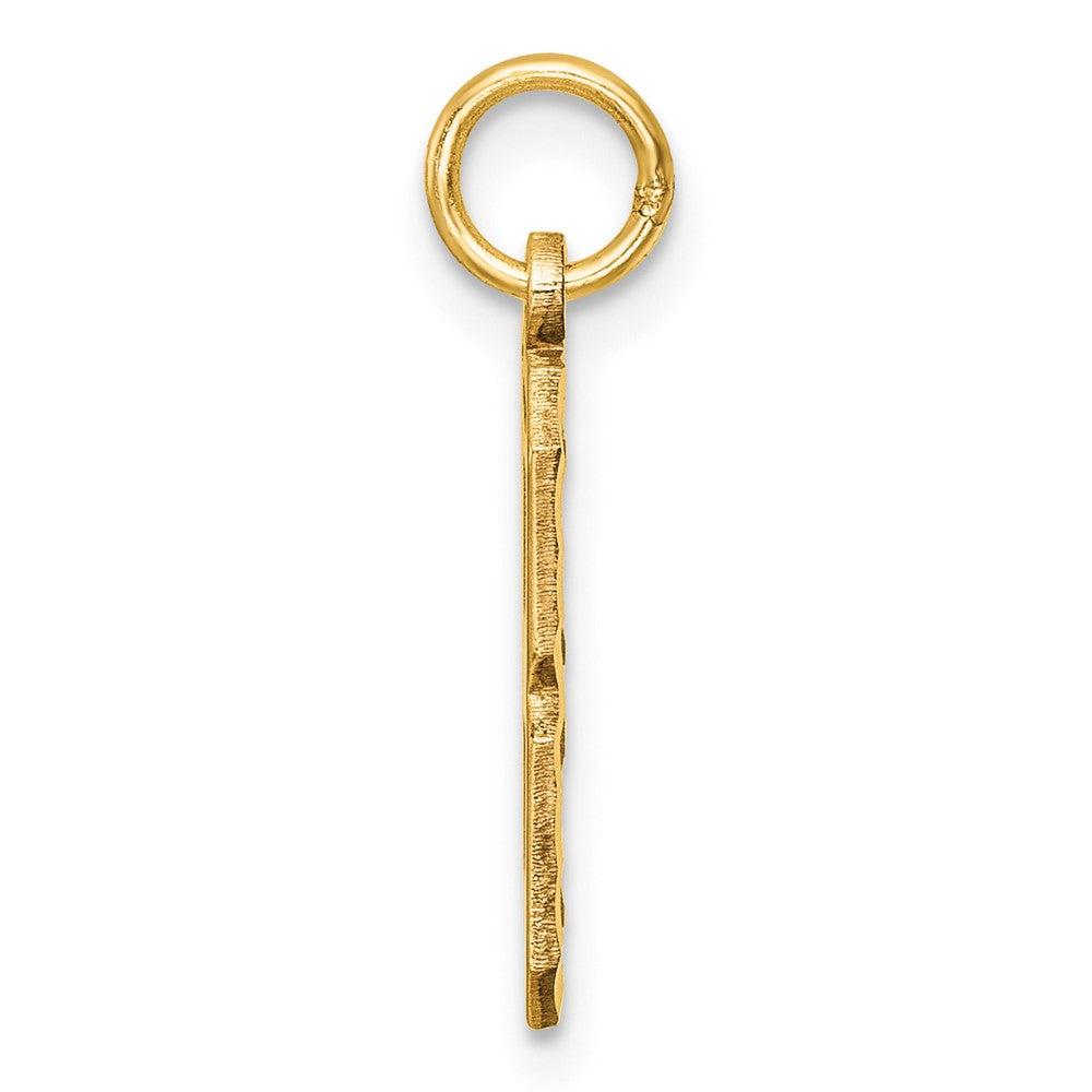 Charlie & Co Jewelry | 14k Medium Diamond-cut Number 8 Charm - Model MN08
