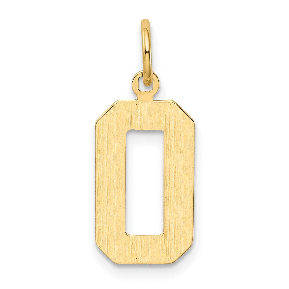 Charlie & Co Jewelry | 14k Medium Polished Number 0 Charm - Model MP00