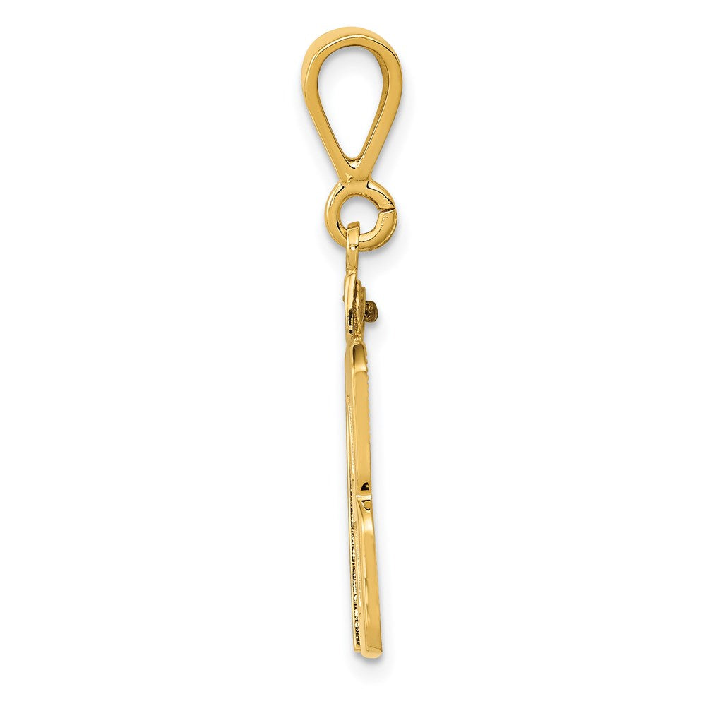Charlie & Co Jewelry | 14k Medium Polished Number 18 Charm - Model MP18