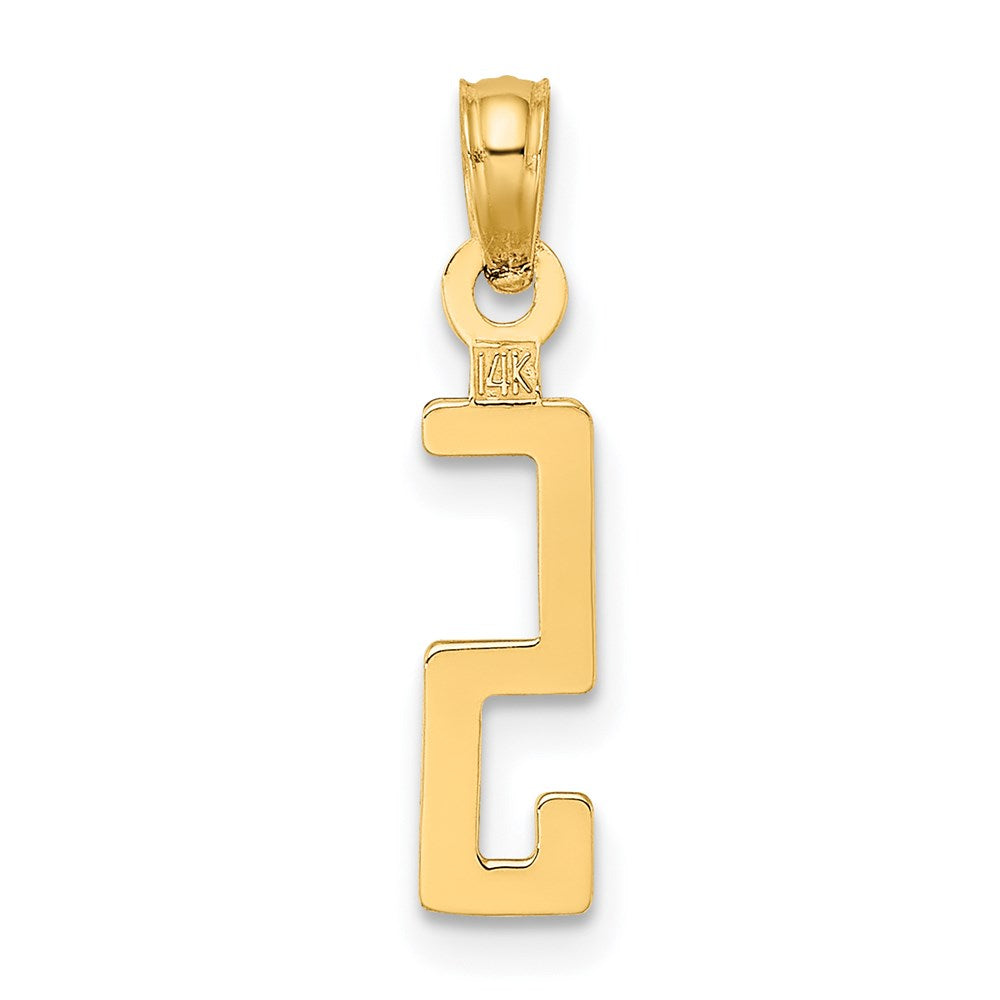 Charlie & Co Jewelry | 14k Polished Number 5 Pendant - Model NU05