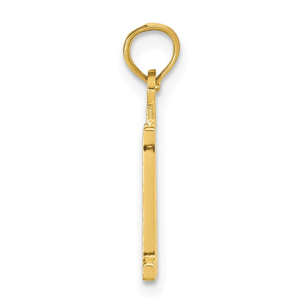 Charlie & Co Jewelry | 14k Polished Number 11 Pendant - Model NU11