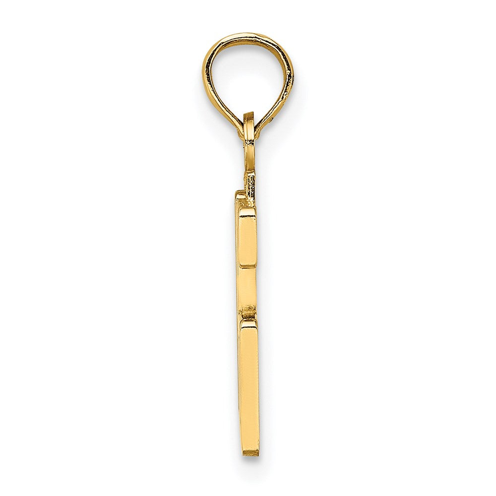 Charlie & Co Jewelry | 14k Polished Number 16 Pendant - Model NU16