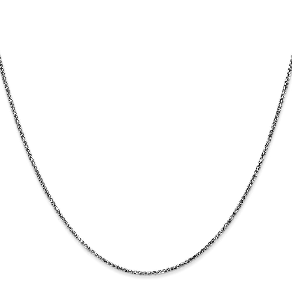 Charlie & Co Jewelry | 14k White Gold 22 Inch 1.25mm Diamond-cut Spiga With Lobster Clasp Chain - Model PEN127