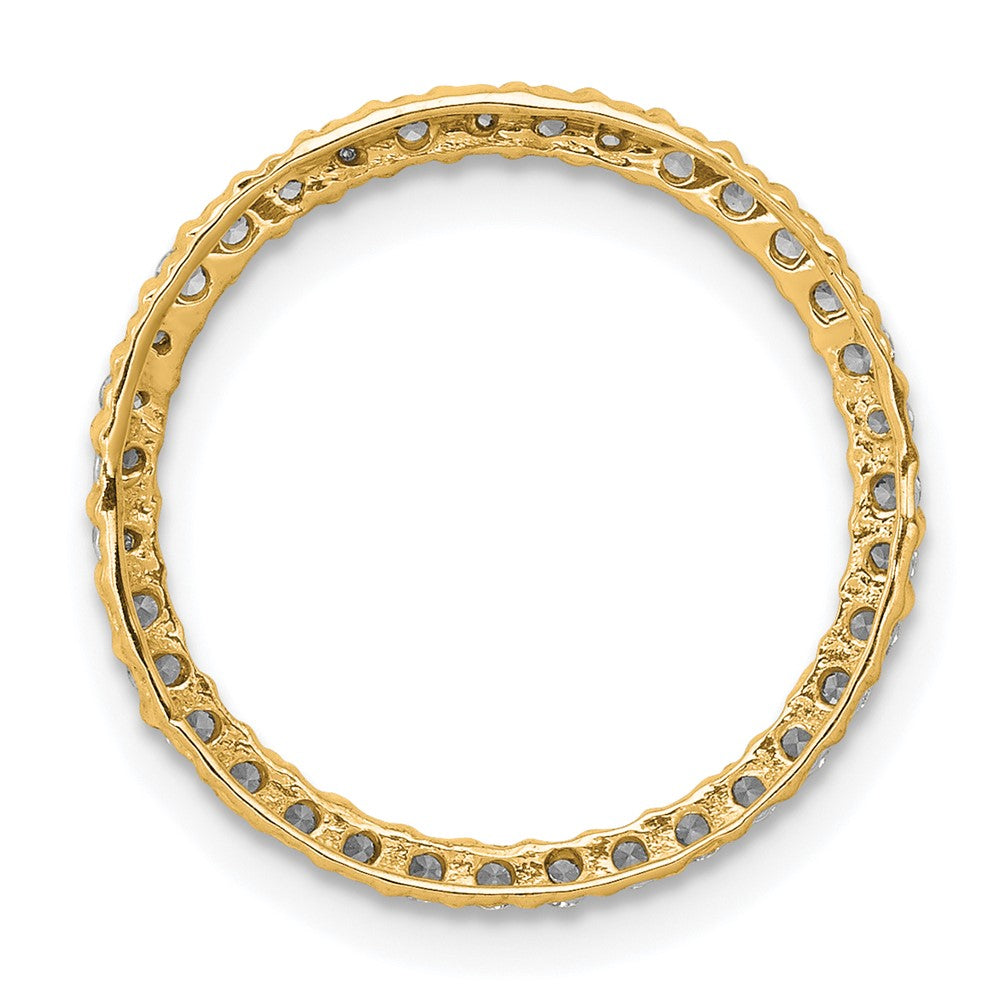Charlie & Co Jewelry | 14k 1/3ct. Diamond Circle Chain Slide - Model PM4712-033-YA