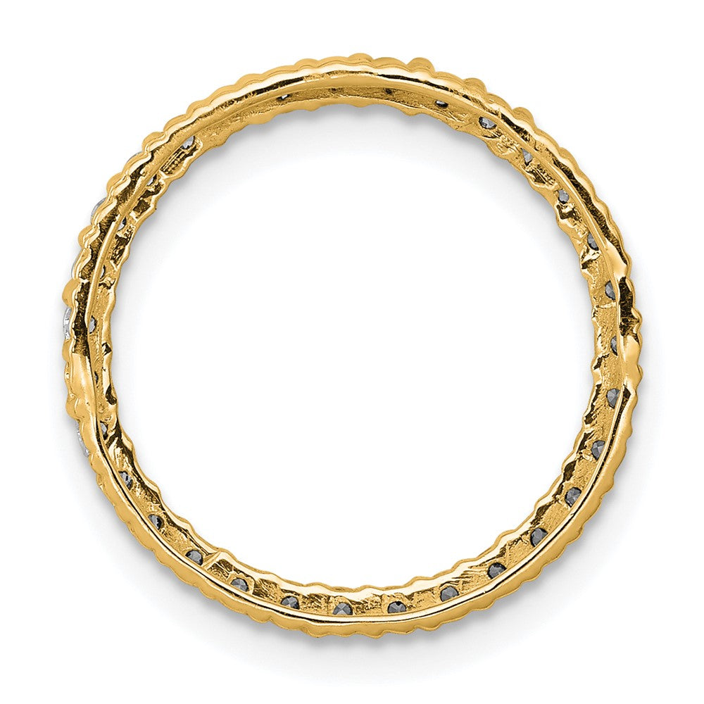 Charlie & Co Jewelry | 14k 3/8ct. Diamond Circle Chain Slide - Model PM4712-040-YA