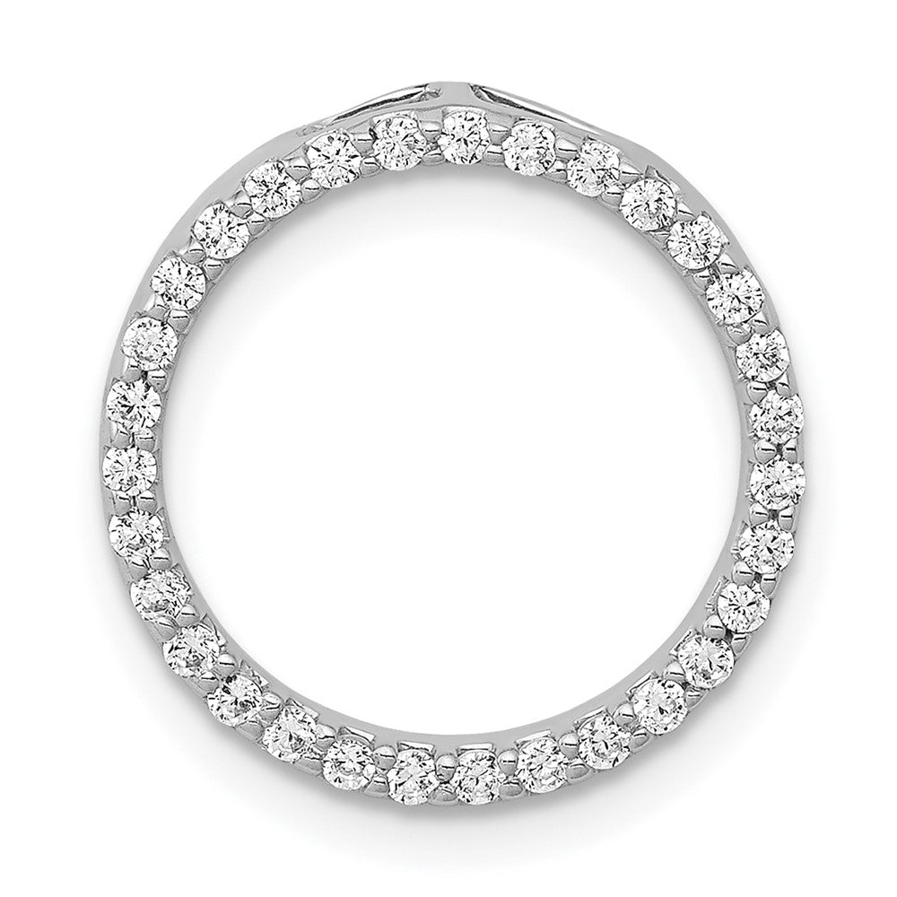 Charlie & Co Jewelry | 14k Yellow Gold Diamond Circle Pendant - Model PM4713-025-YA