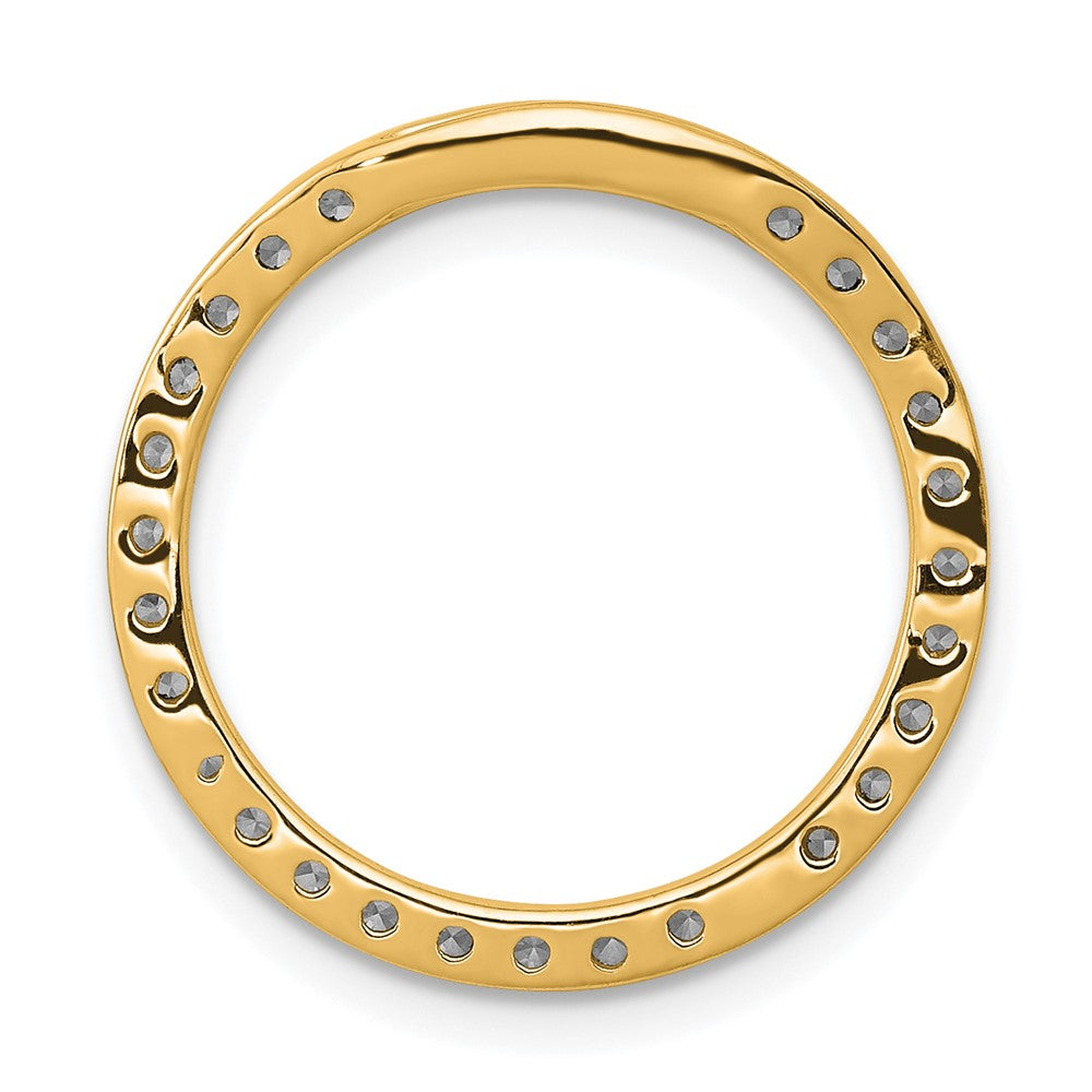 Charlie & Co Jewelry | 14k 1/2ct. Diamond Circle Chain Slide - Model PM4713-050-YA