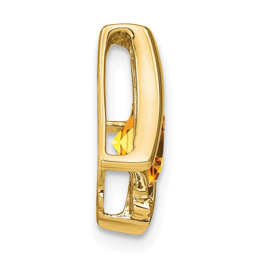 Charlie & Co Jewelry | 14k Citrine And Diamond Pendant - Model PM7033-CI-001-YA