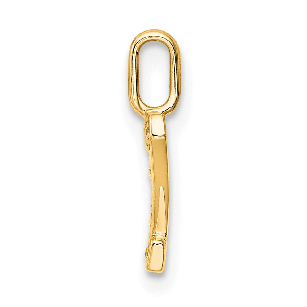 Charlie & Co Jewelry | 14k Yellow Gold Diamond Letter Z Initial Pendant - Model PM8367Z-006-YA