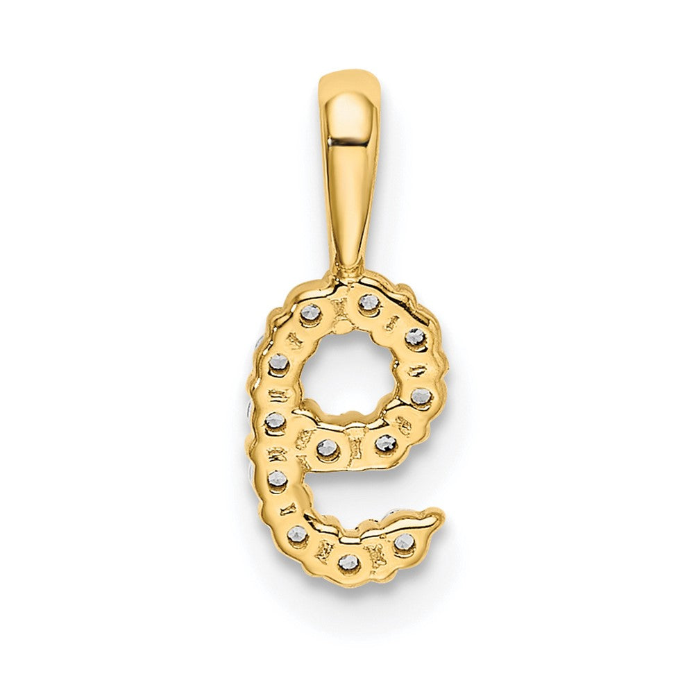 Charlie & Co Jewelry | 14k Diamond Number 9 Pendant - Model PM8369-9-012-YA