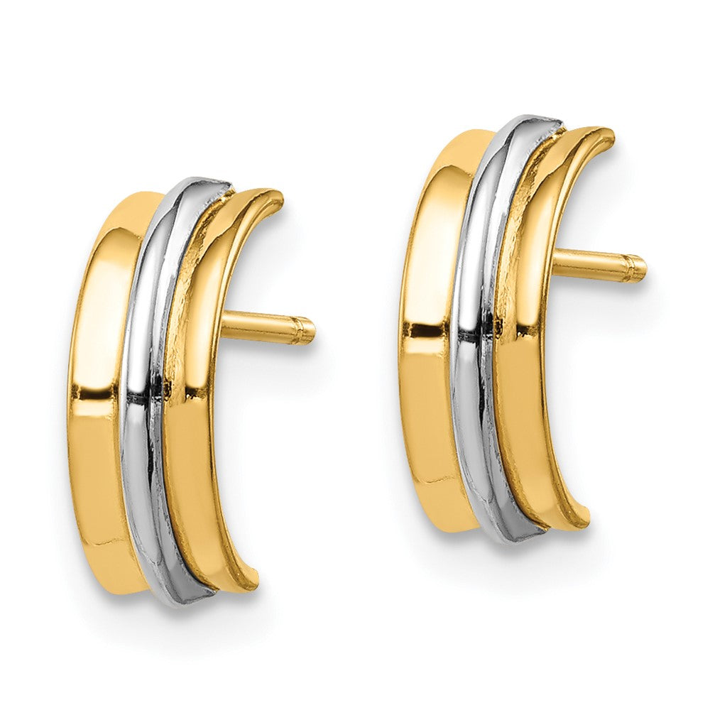 Gold Madi K Post Earrings - Model SE2986 - Charlie & Co. Jewelry