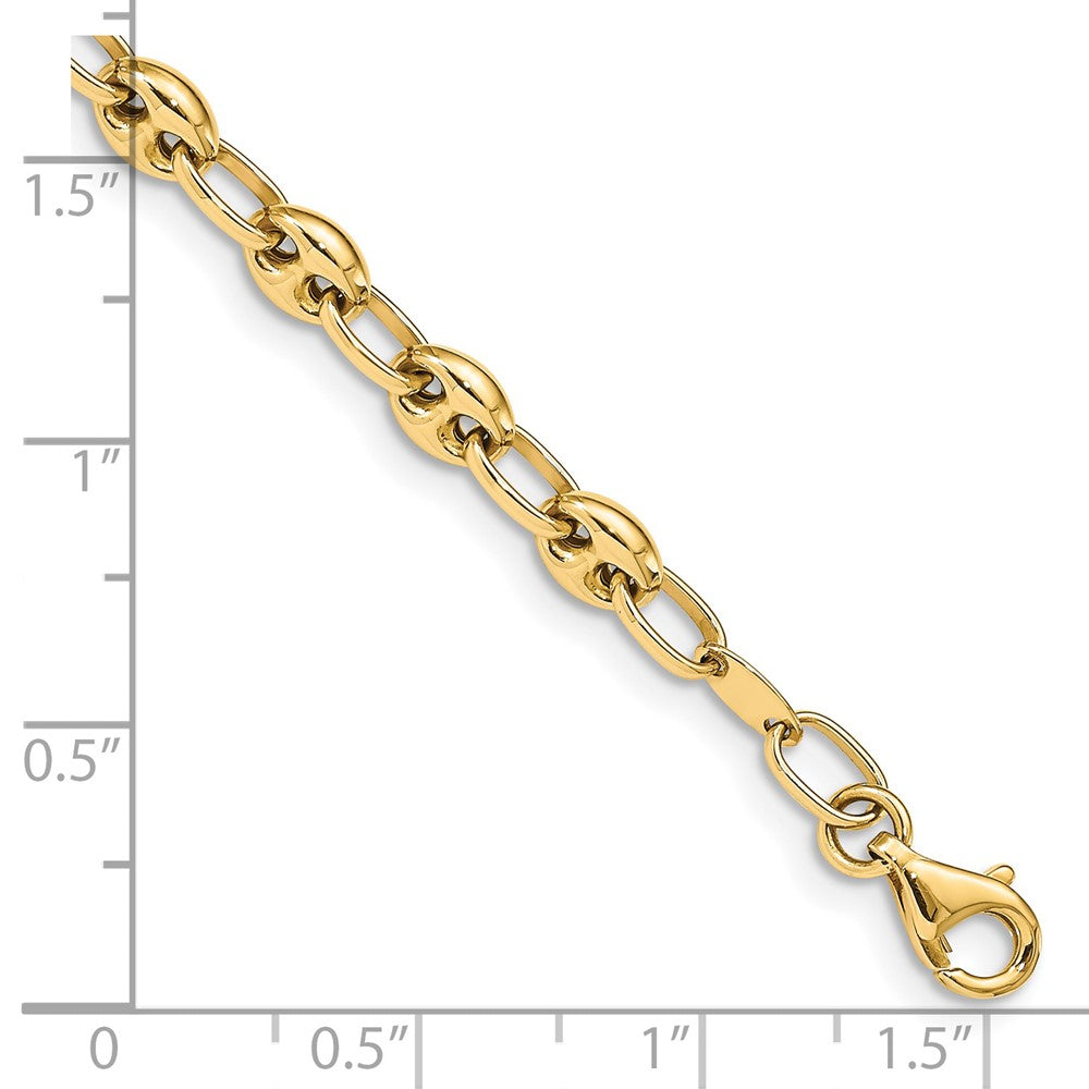 Charlie & Co Jewelry | 14k Polished Link Bracelet - Model SF2708