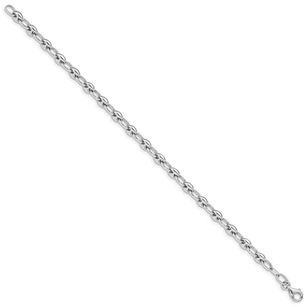 Charlie & Co Jewelry | 14k White Gold Polished Link Bracelet - Model SF2708W