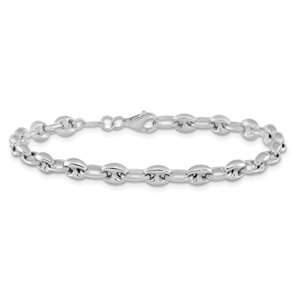 Charlie & Co Jewelry | 14k White Gold Polished Link Bracelet - Model SF2708W