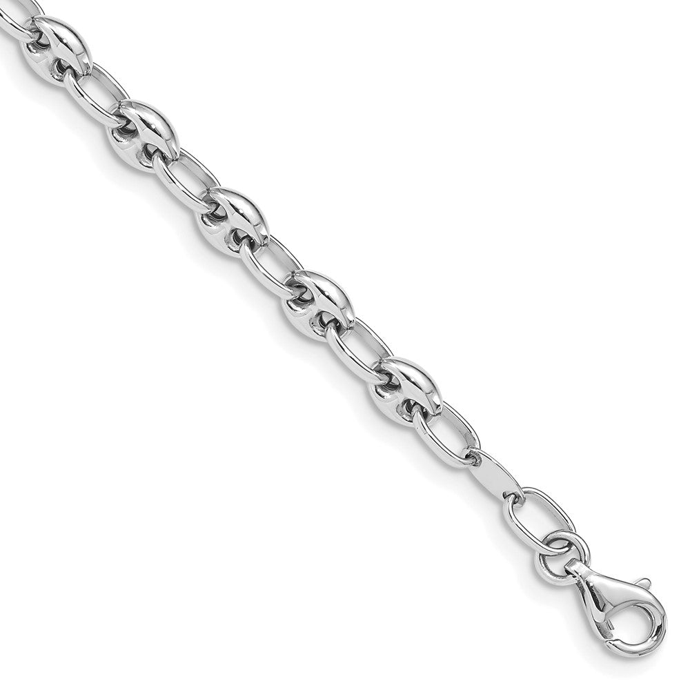 Charlie & Co Jewelry | 14k White Gold Polished Link Bracelet - Model SF2708W