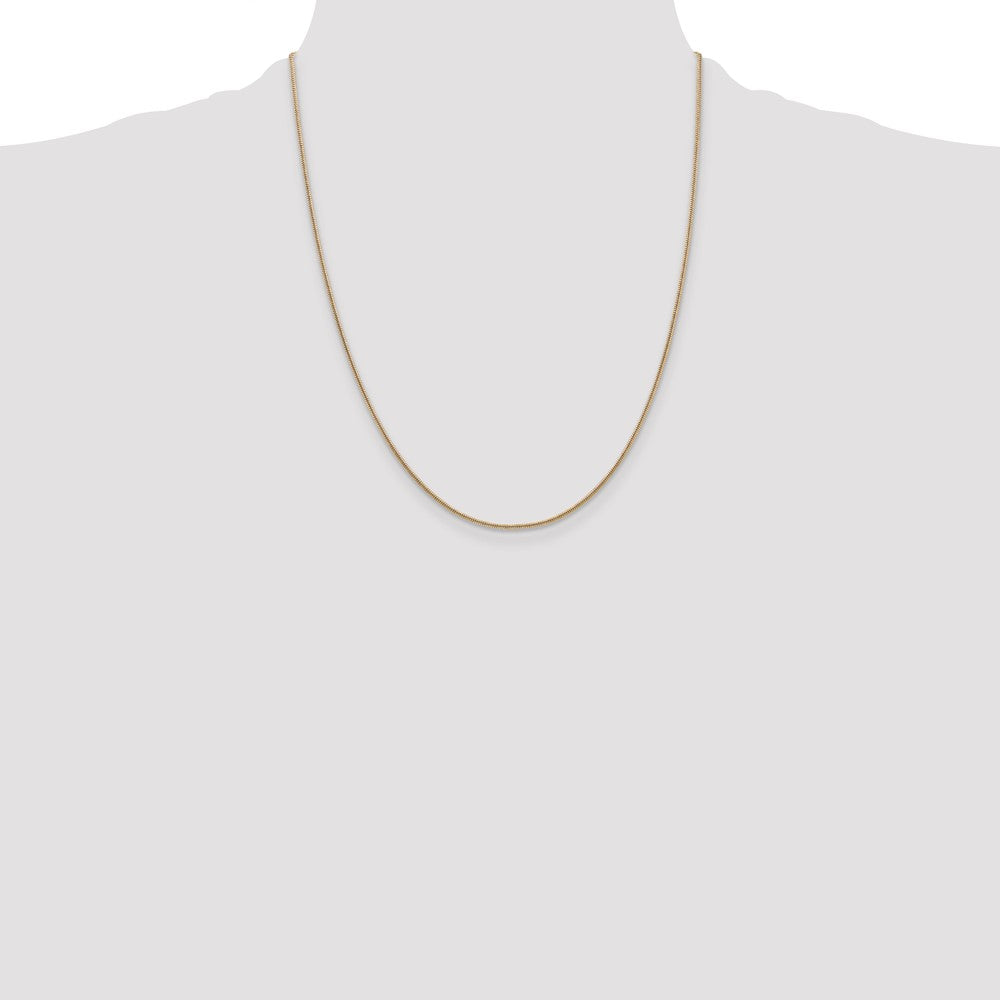 Charlie & Co Jewelry | 14k 16 Inch 1.4mm Round Snake Lobster Clasp Chain - Model SNA120