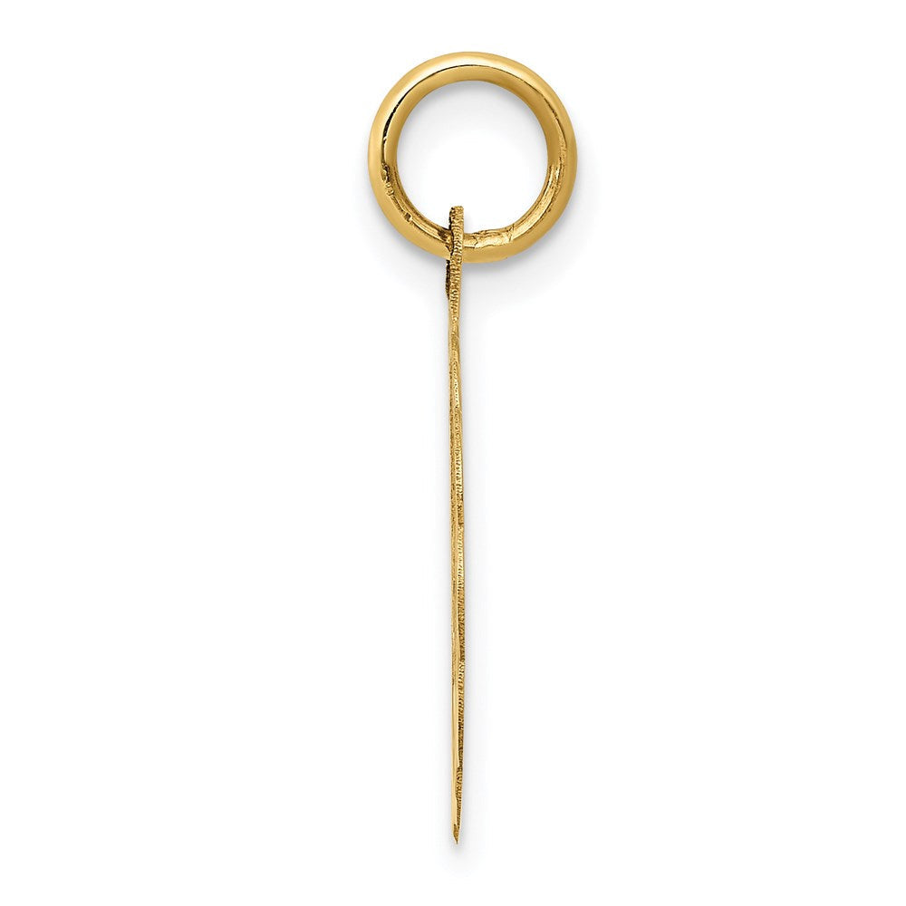 Gold #1 GRANDPA Disc Charm Necklace - Model XAC613 - Charlie & Co. Jewelry