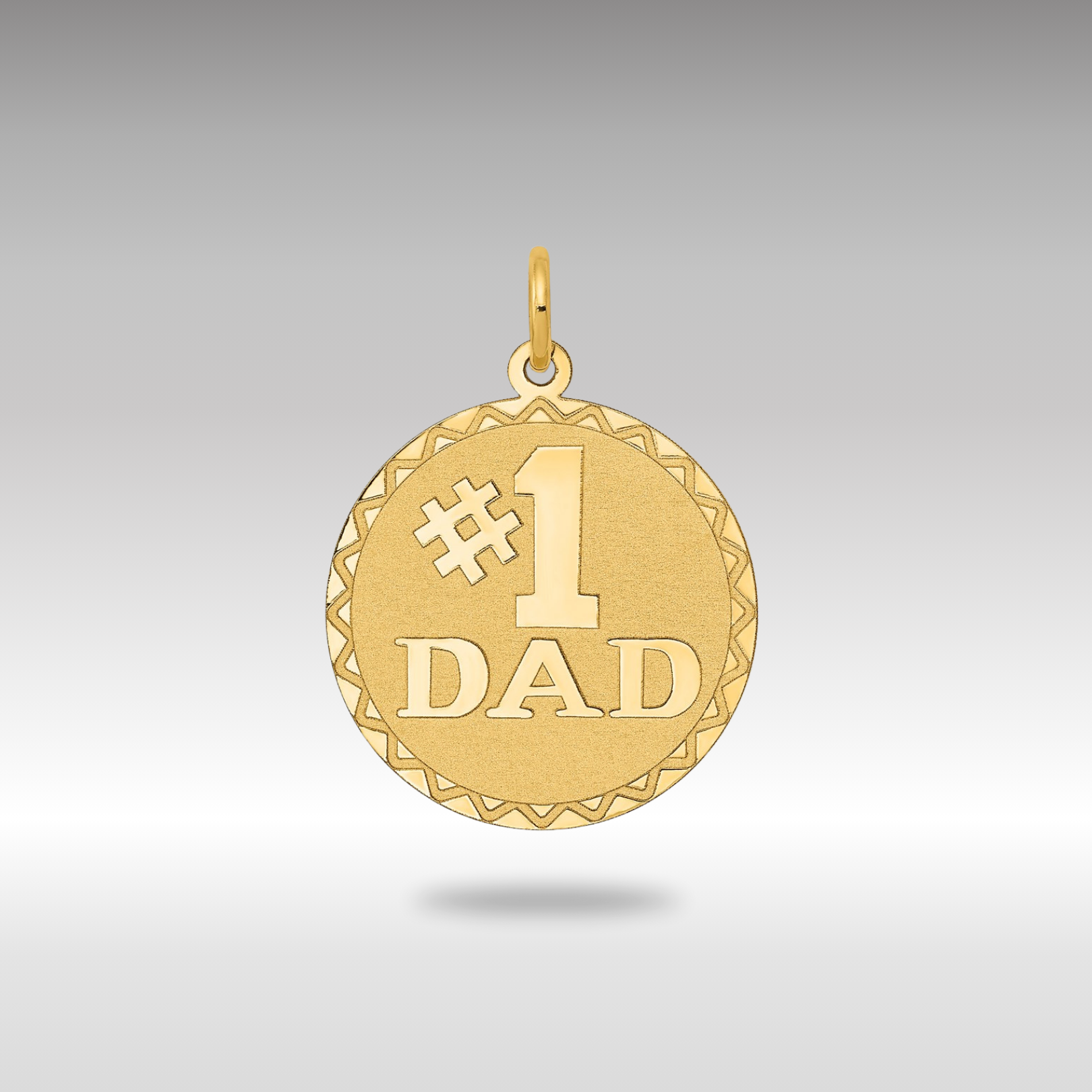 Gold dad charm on sale