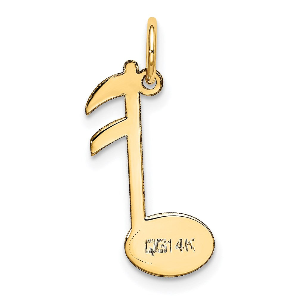 Charlie & Co Jewelry | 14k Polished Musical Note Charm - Model XAC929