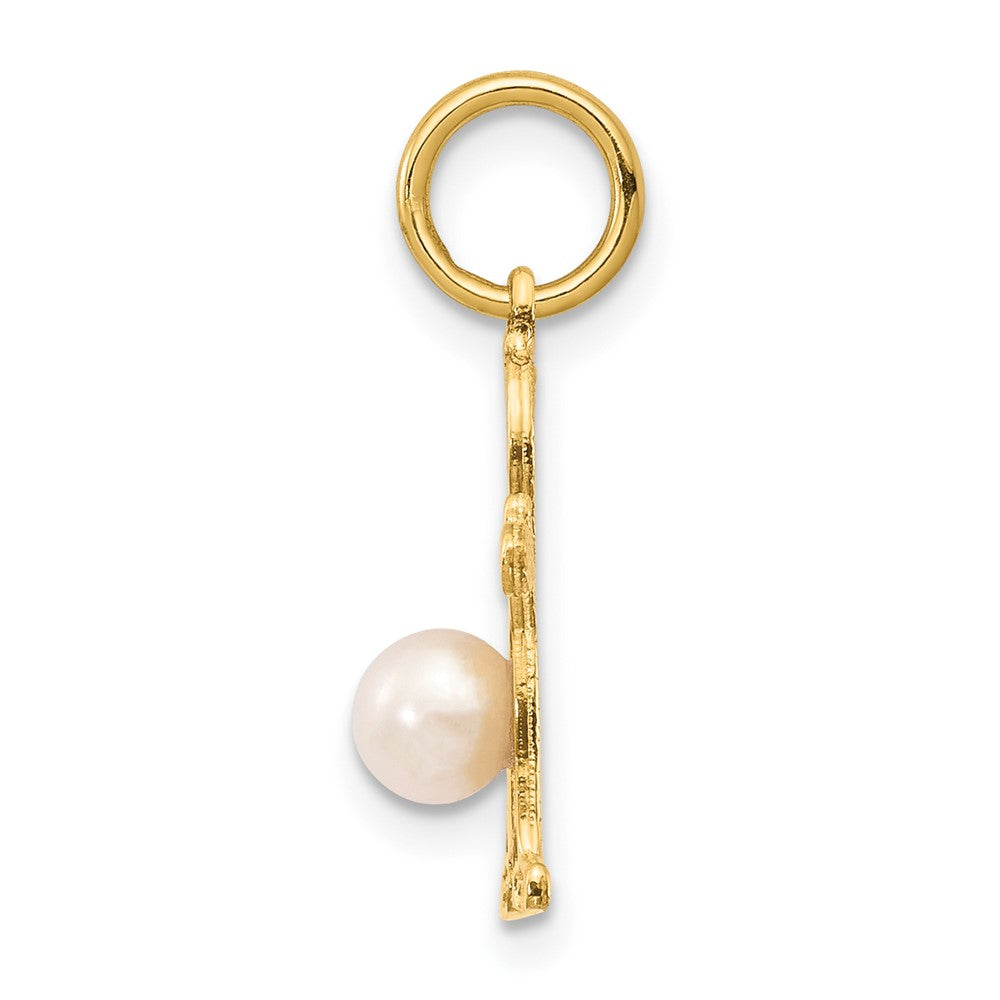 Boy June Birthstone Pearl Pendant - Charlie & Co. Jewelry