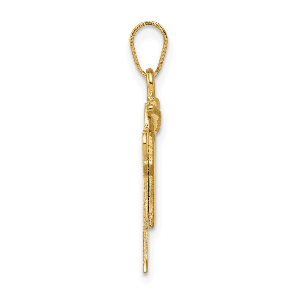 Charlie & Co Jewelry | 14k Solid Engravable Boy With Hat On Right Charm - Model XK379