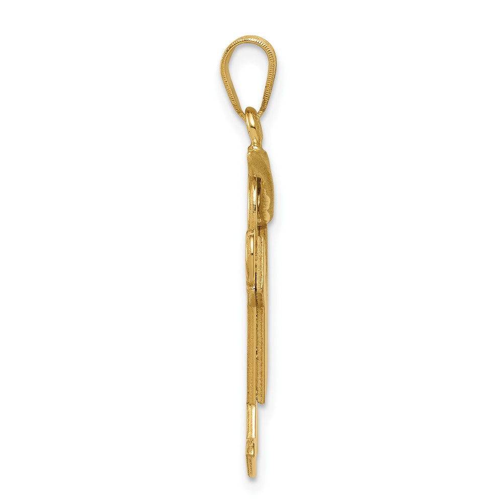 Charlie & Co Jewelry | 14k Solid Engravable Boy With Hat On Right Charm - Model XK387