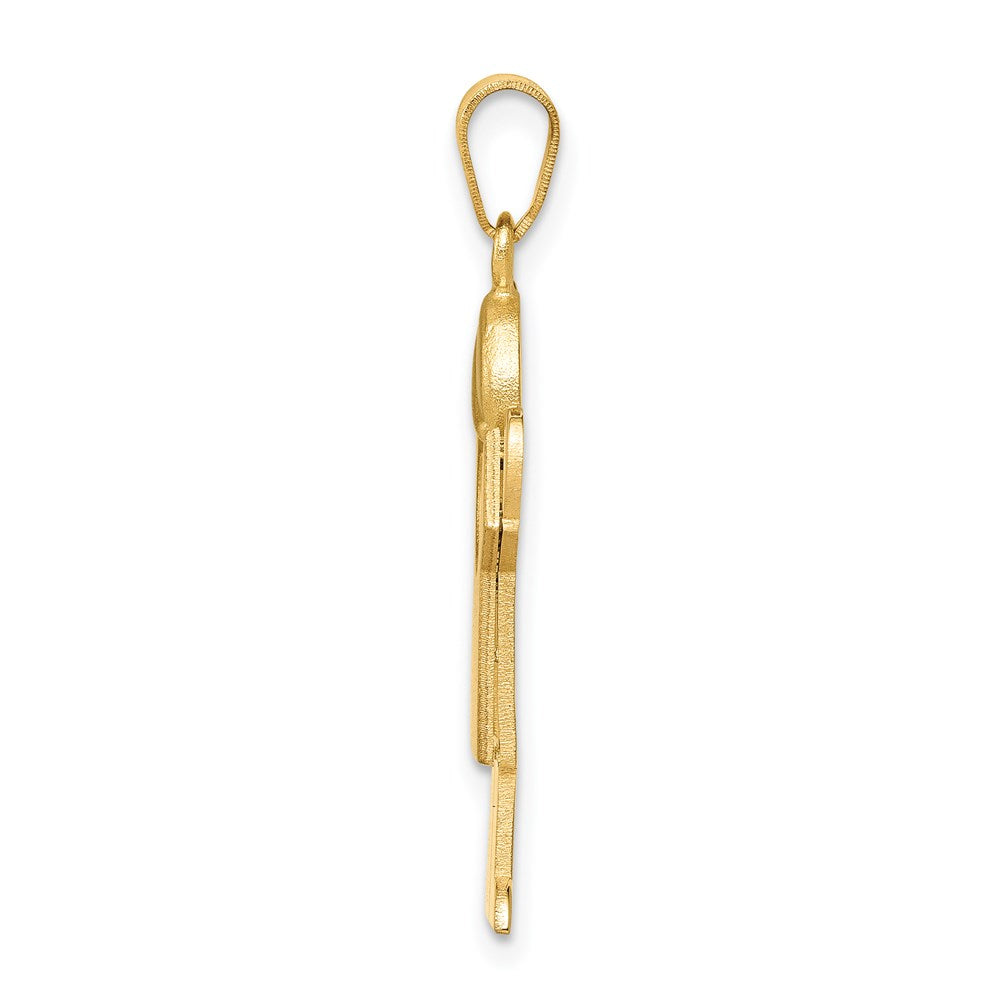 Charlie & Co Jewelry | 14k Solid Engravable Boy With Hat On Right Charm - Model XK388