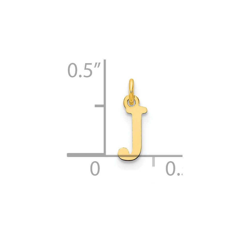 Charlie & Co Jewelry | 14ky Cutout Letter J Initial Pendant - Model XNA1160Y/J