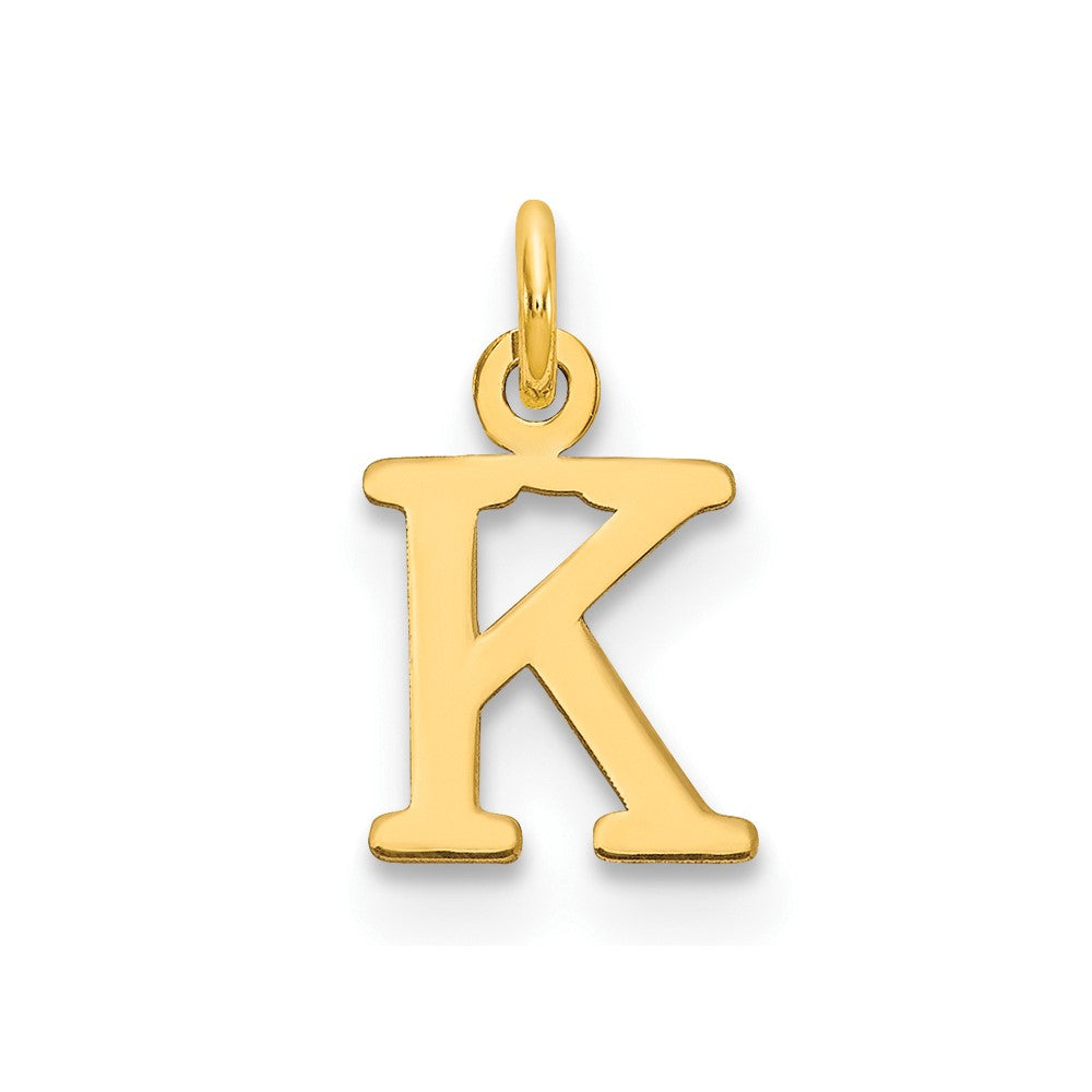 Charlie & Co Jewelry | 14ky Cutout Letter K Initial Pendant - Model XNA1160Y/K